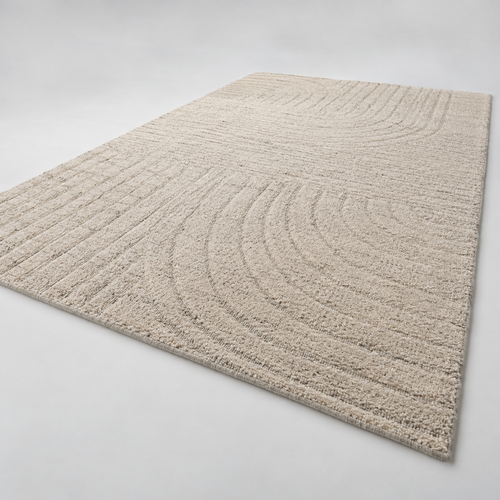 Handgewebter Jute-Teppich 240x340 cm – originale Detailansicht